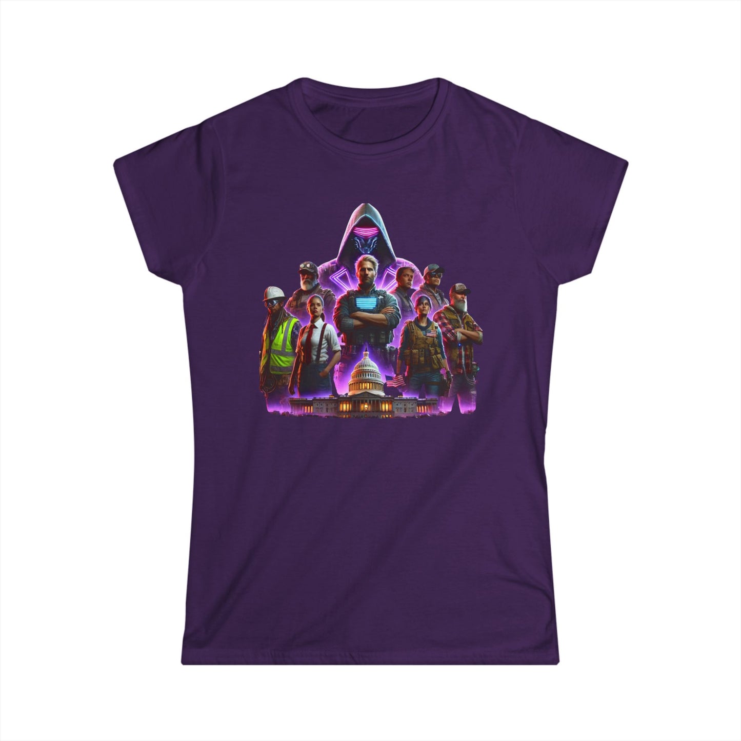 Polinexus AI Women's Graphic Tee - The Peoples Uprising