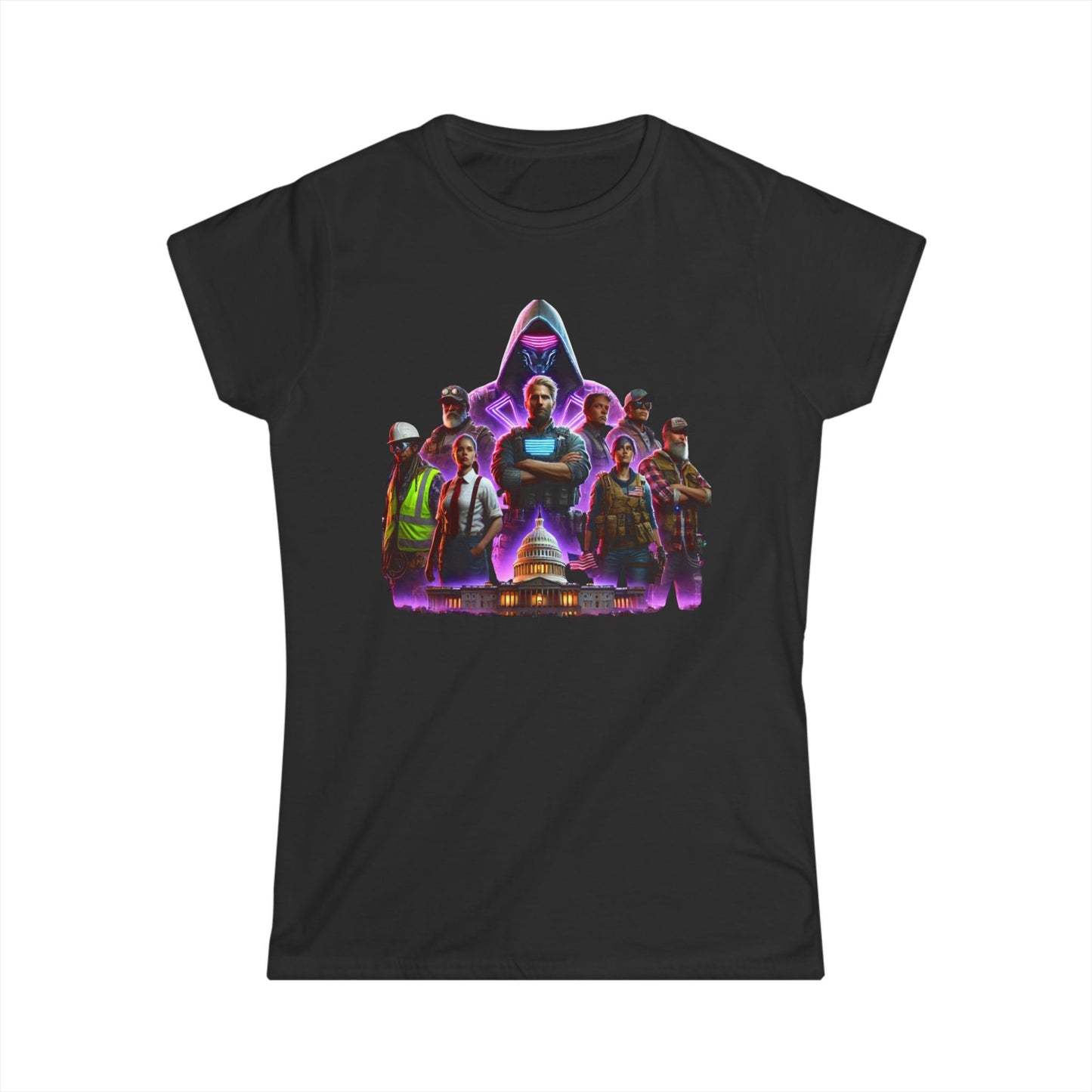 Polinexus AI Women's Graphic Tee - The Peoples Uprising